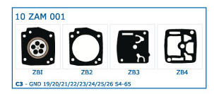 KIT MEMBRANE compatibili ZAMA