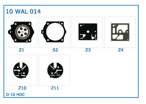 KIT MEMBRANE compatibili WALBRO