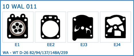 KIT MEMBRANE compatibili WALBRO