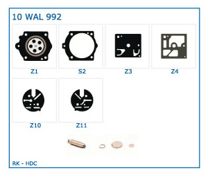 KIT MEMBRANE compatibili WALBRO + KIT RIPARAZIONE