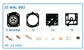 KIT MEMBRANE compatibili WALBRO+KIT RIPARAZIONE