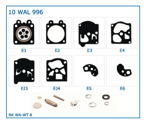 KIT MEMBRANE compatibili WALBRO + KIT RIPARAZIONE