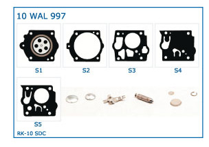 KIT MEMBRANE compatibili WALBRO + KIT RIPARAZIONE