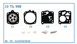 KIT MEMBRANE compatibili TILLOTSON + KIT RIPARAZIONE