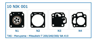 KIT MEMBRANE compatibili NIKKI