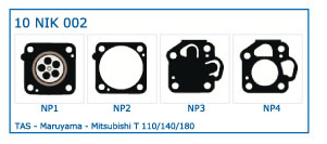 KIT MEMBRANE compatibili NIKKI