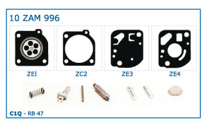 KIT MEMBRANE compatibili ZAMA + KIT RIPARAZIONE