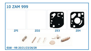 KIT MEMBRANE compatibili ZAMA + KIT RIPARAZIONE